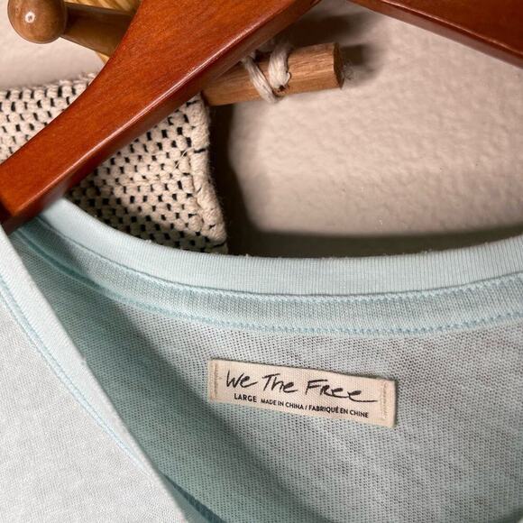 We the free free people fruit medley sky blue pineapple tee - Picture 5 of 6